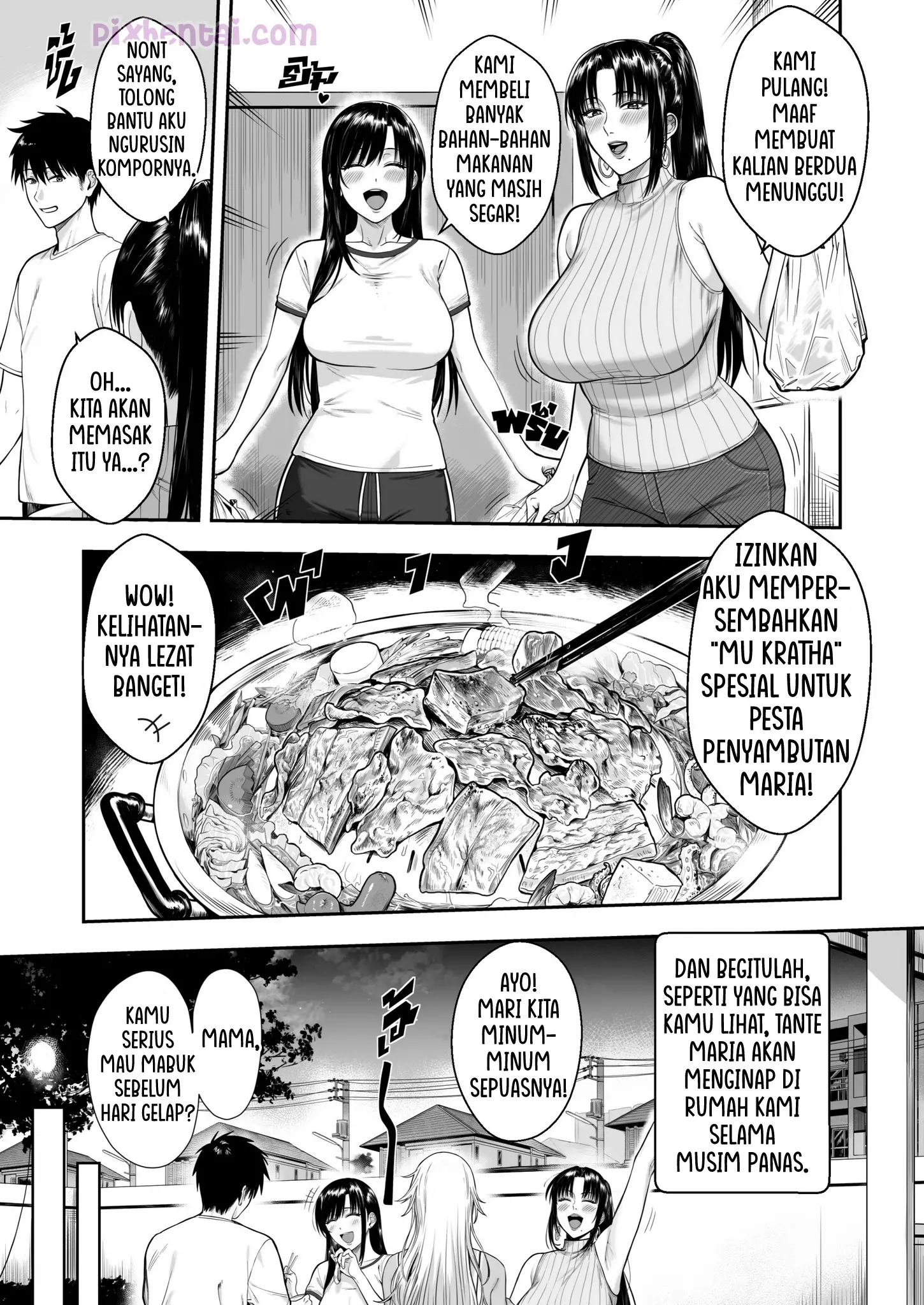Komik hentai xxx manga sex bokep My Mothers Friend Tante Maria Nikmat Rasanya 7
